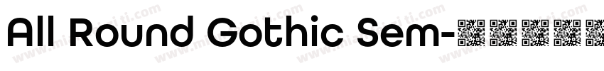 All Round Gothic Sem字体转换